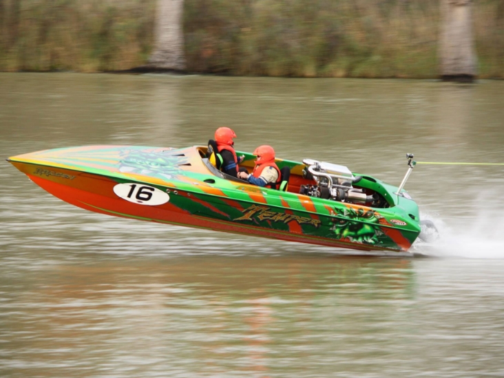 Race Boat Painting